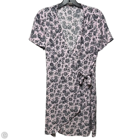 Wrap Dress Casual Short By J. Crew In Floral Print, Size: 6