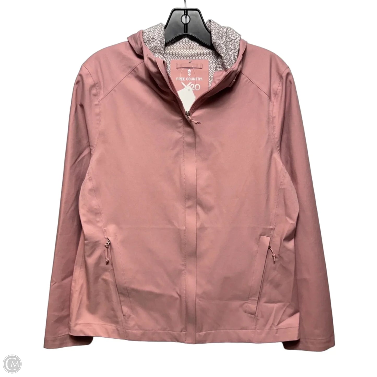 Jacket Windbreaker By Free Country In Pink, Size: M
