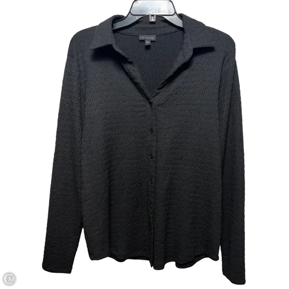 Top Long Sleeve By Limited In Black, Size: L