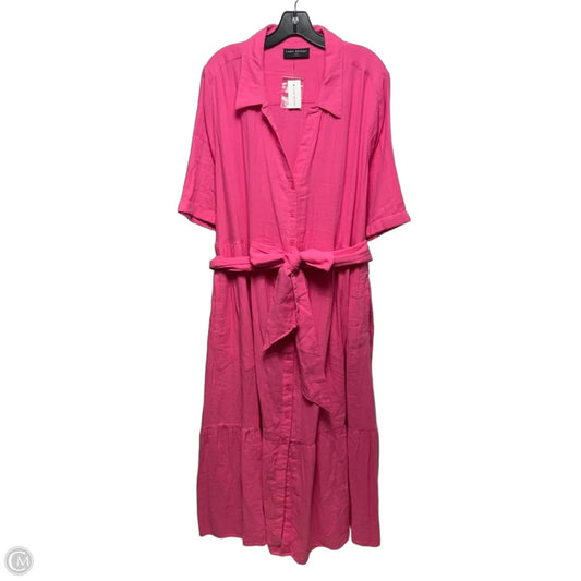 Dress Casual Maxi By Lane Bryant In Pink, Size: 22/24