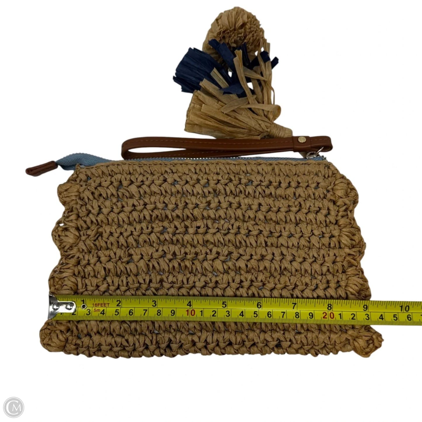 Crochet Raffia Wristlet Designer By Spartina, Size: Medium