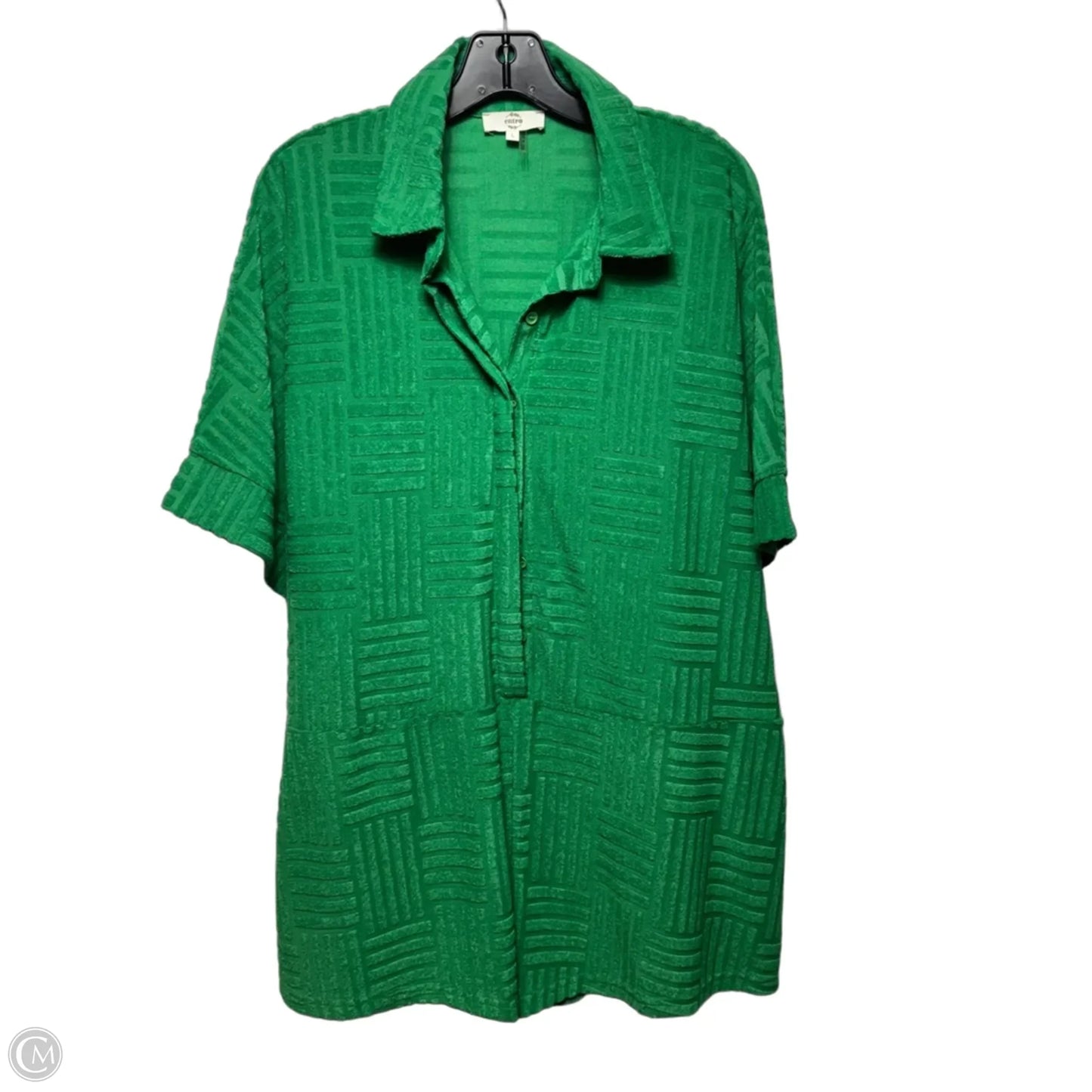 Terry Romper By Entro In Green, Size: L