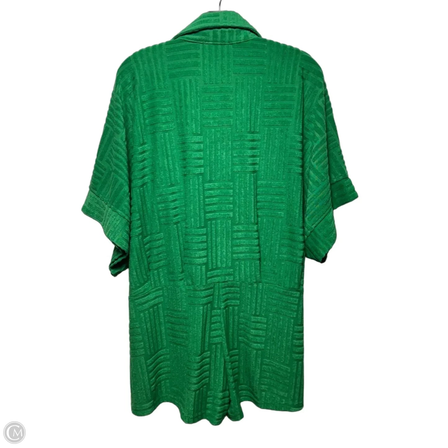 Terry Romper By Entro In Green, Size: L