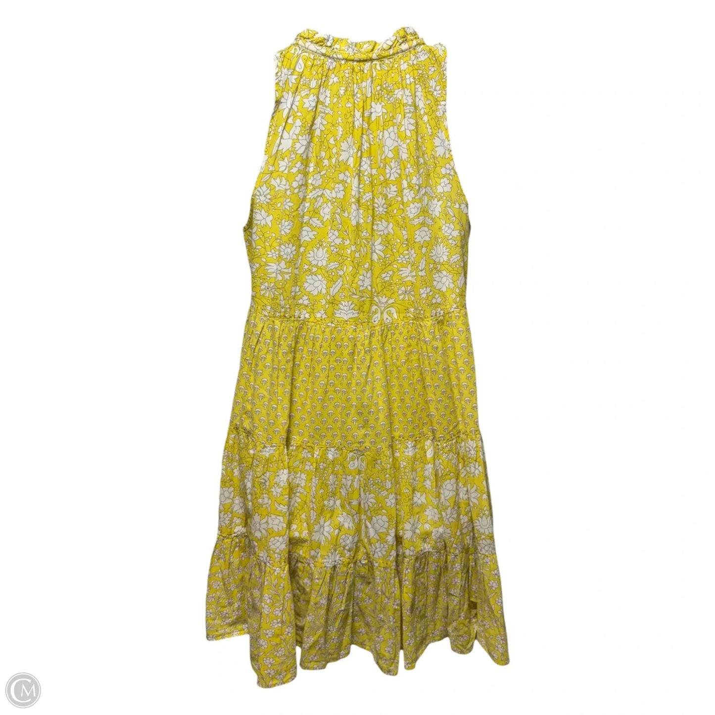 Dress Casual Short By Ros Garden In Yellow, Size: L