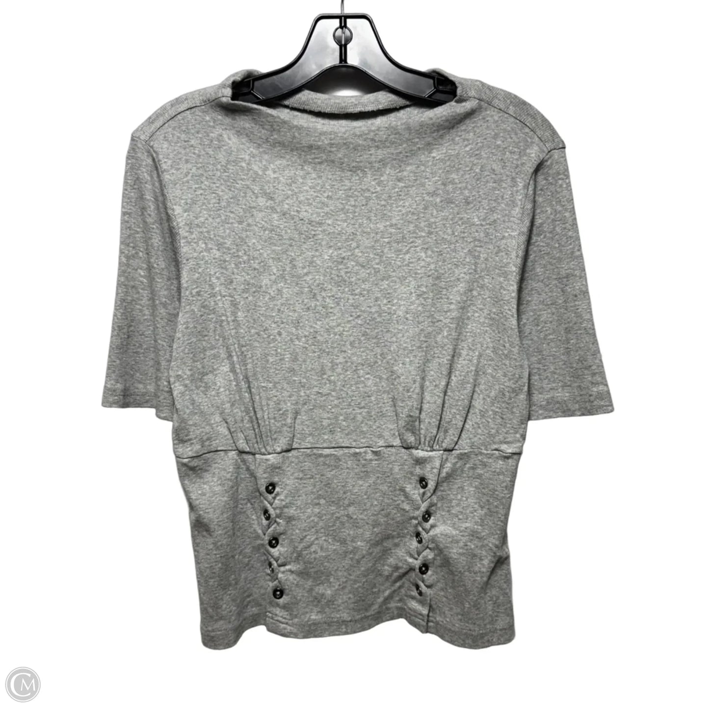 Top Short Sleeve By Pilcro In Grey, Size: M