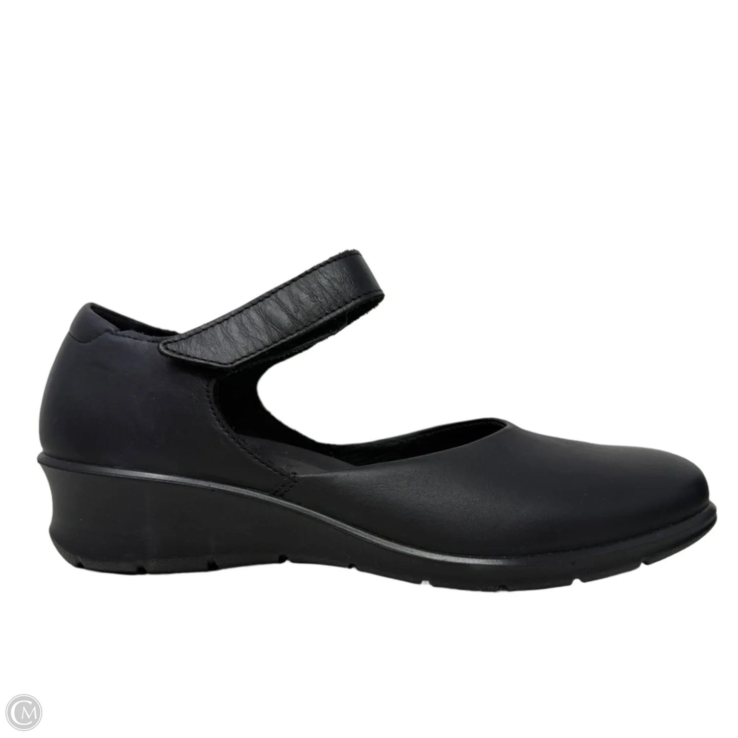Felicia Water Resistant Mary Janes By Ecco In Black, Size: 8.5 (39)