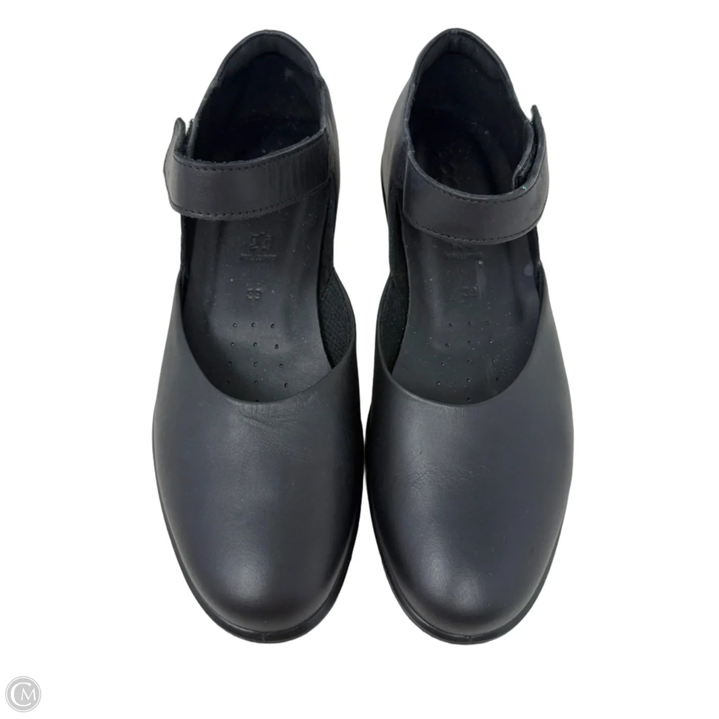 Felicia Water Resistant Mary Janes By Ecco In Black, Size: 8.5 (39)