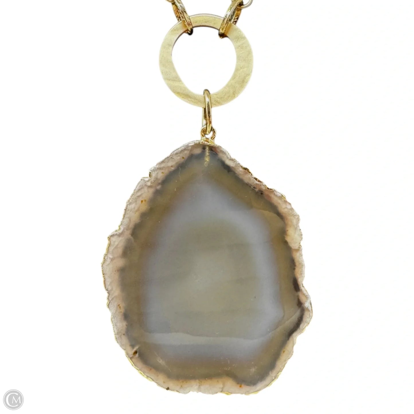 Geode Pendant Statement Necklace