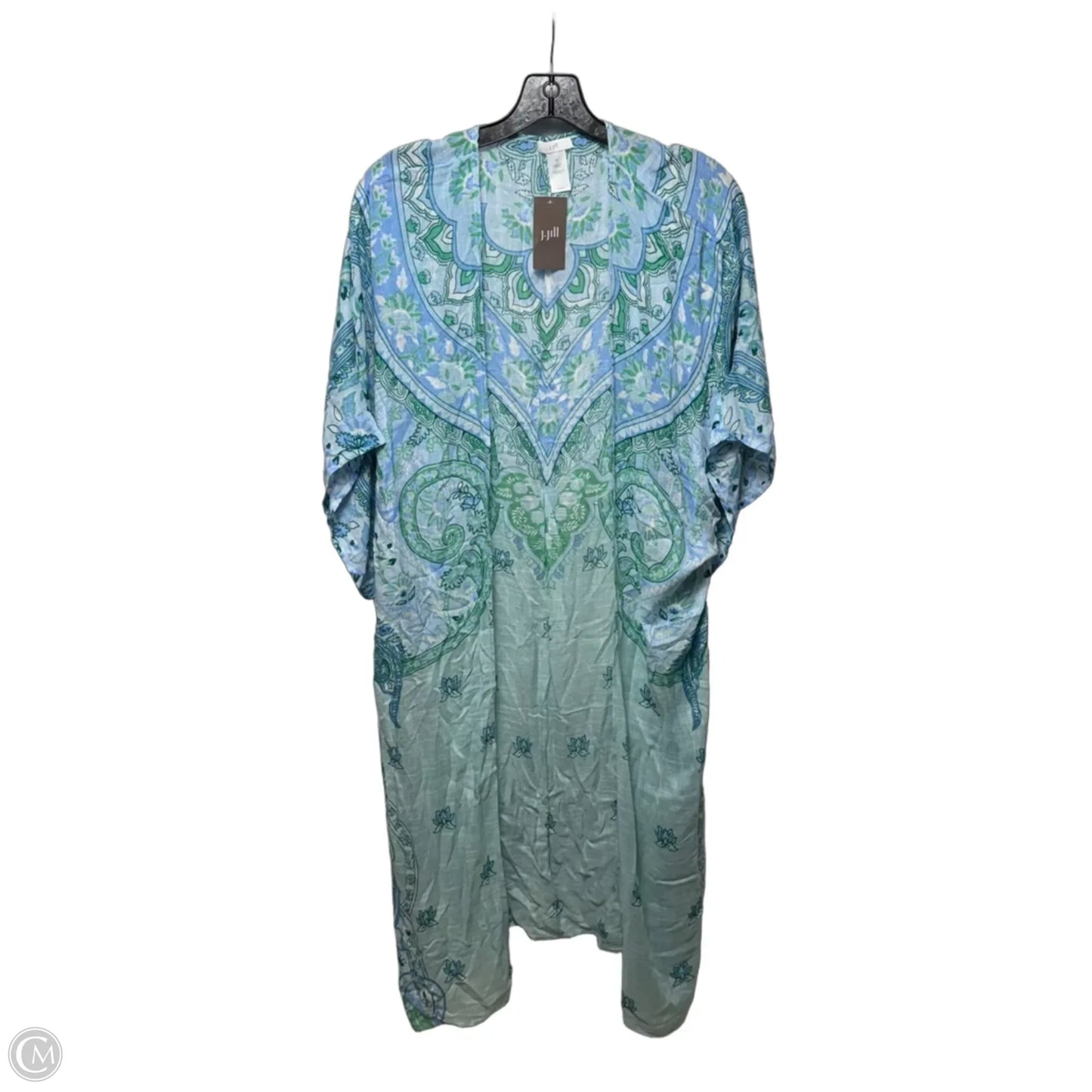 Kimono By J. Jill In Blue & Green, Size: S-L