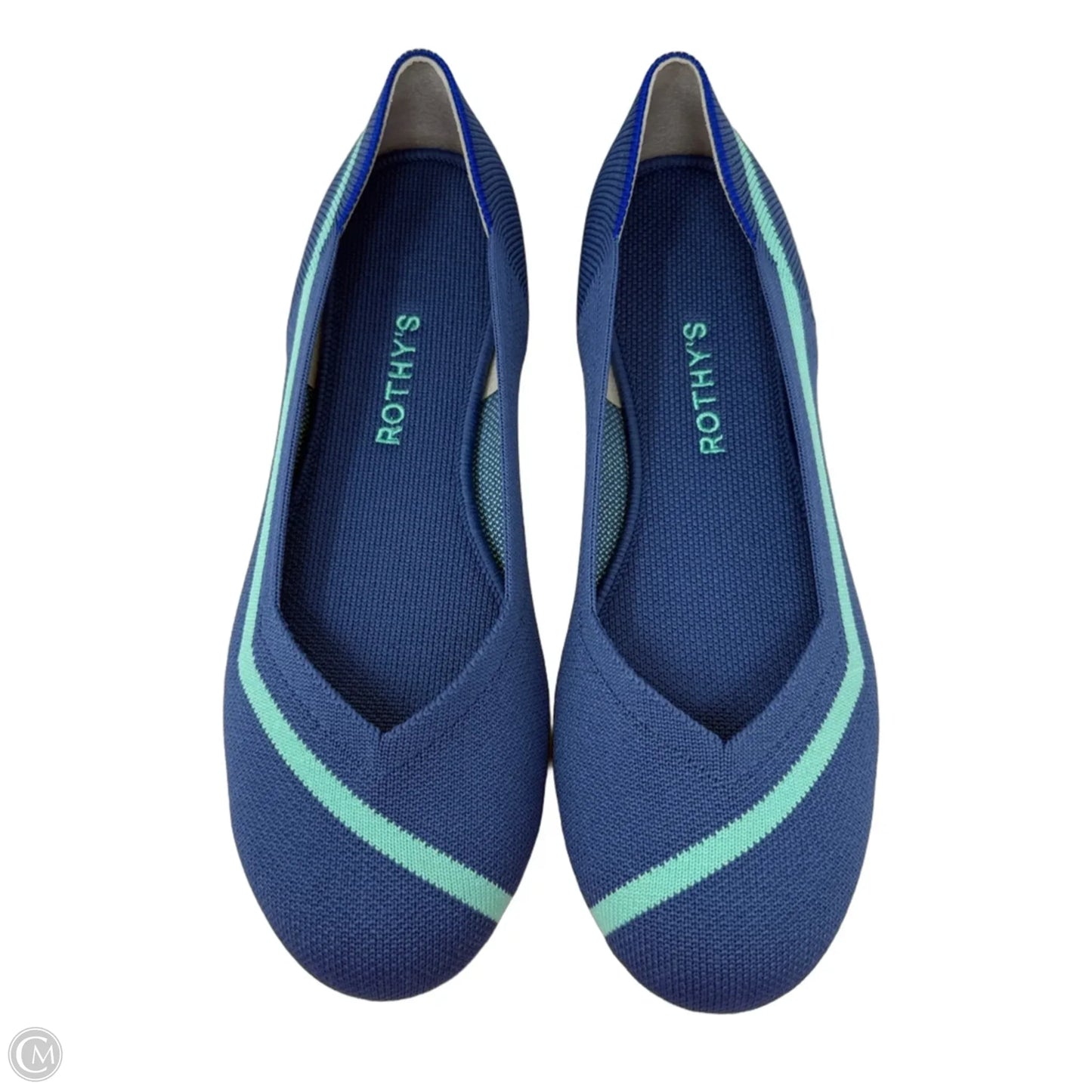 The Original Flats By Rothys In Blue & Green, Size: 9