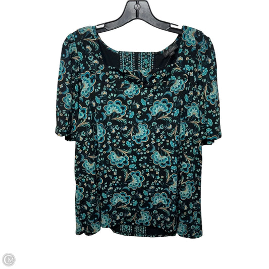 Top Short Sleeve By The J. Jill Wearever Collection In Multi-colored, Size: M
