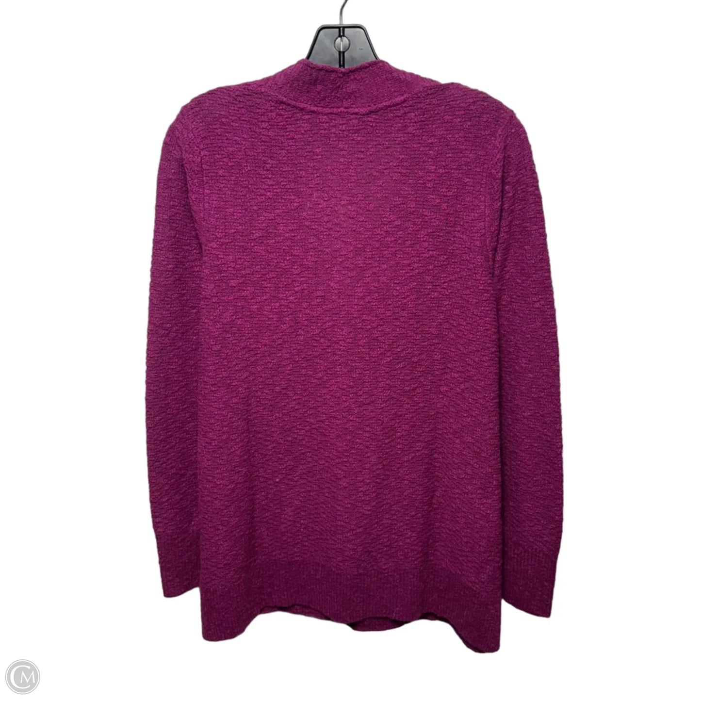 Sweater Cardigan By J. Jill In Purple, Size: M
