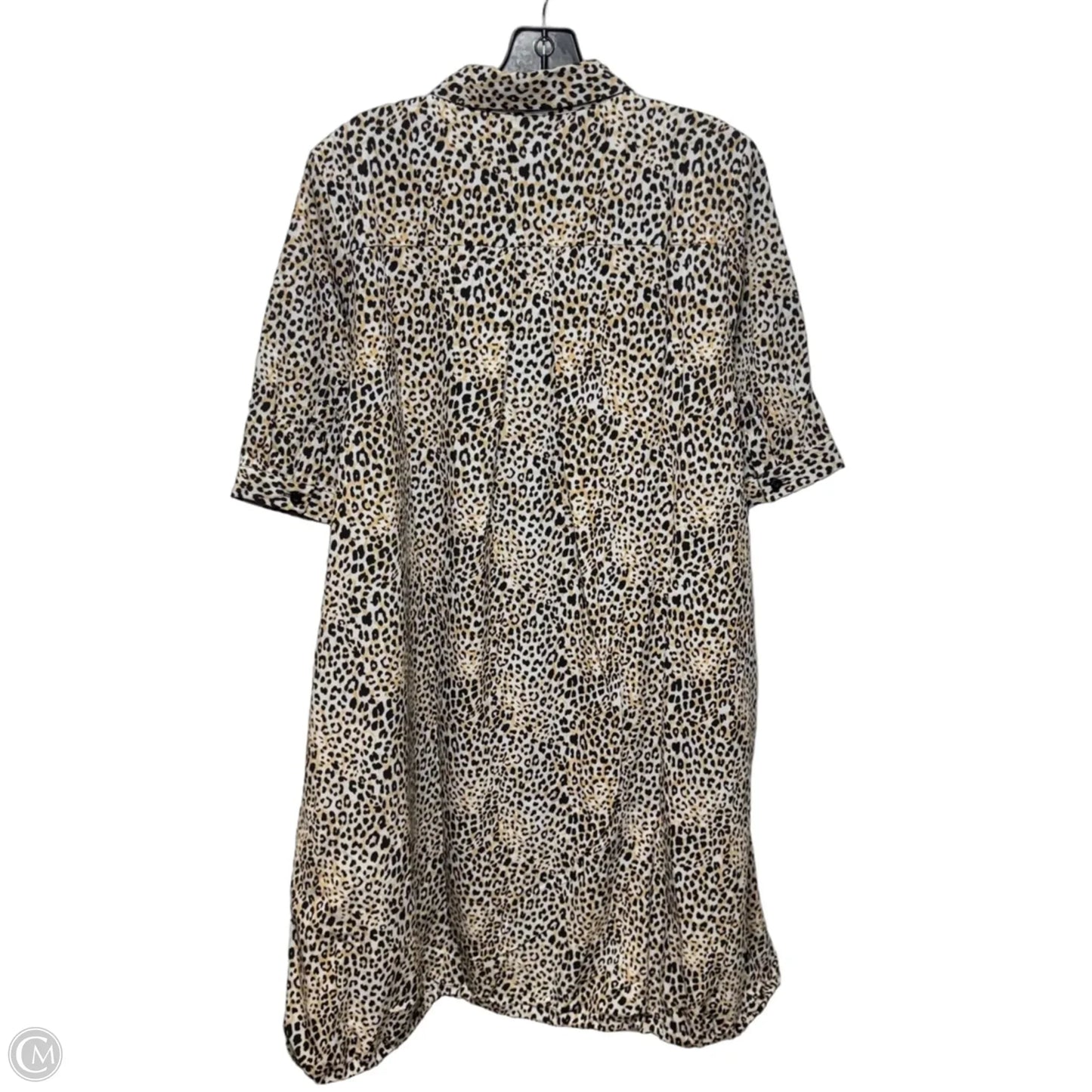 UPF Cat Bungee Dress Casual Short By Zenergy Chicos In Leopard Print, Size: 12