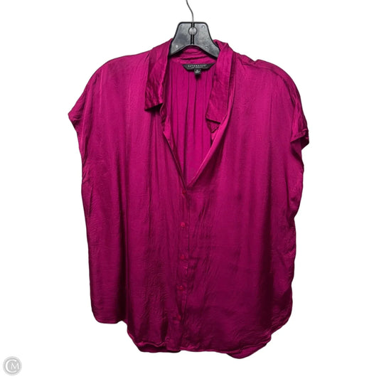 Top Short Sleeve By Liverpool In Pink, Size: Xl