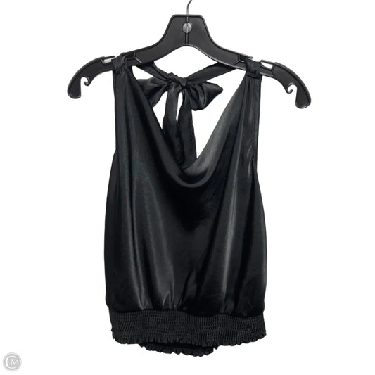 Top Sleeveless By Maeve In Black, Size: 12