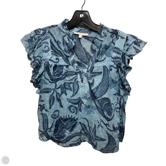 Top Short Sleeve By love the label In Floral Print, Size: S