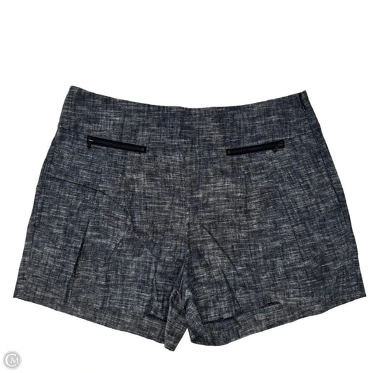 Linen-Cotton Shorts By Loft In Grey, Size: 6