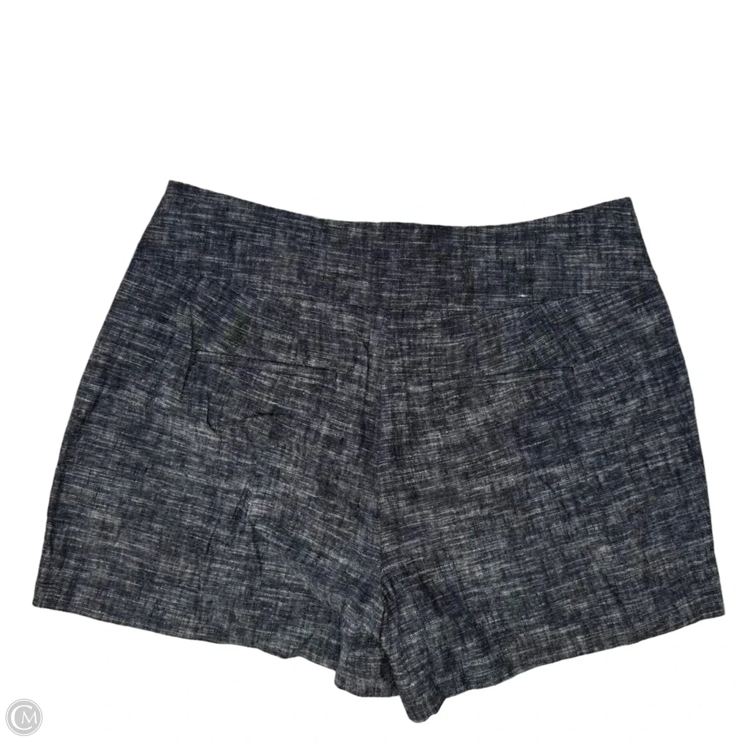 Linen-Cotton Shorts By Loft In Grey, Size: 6