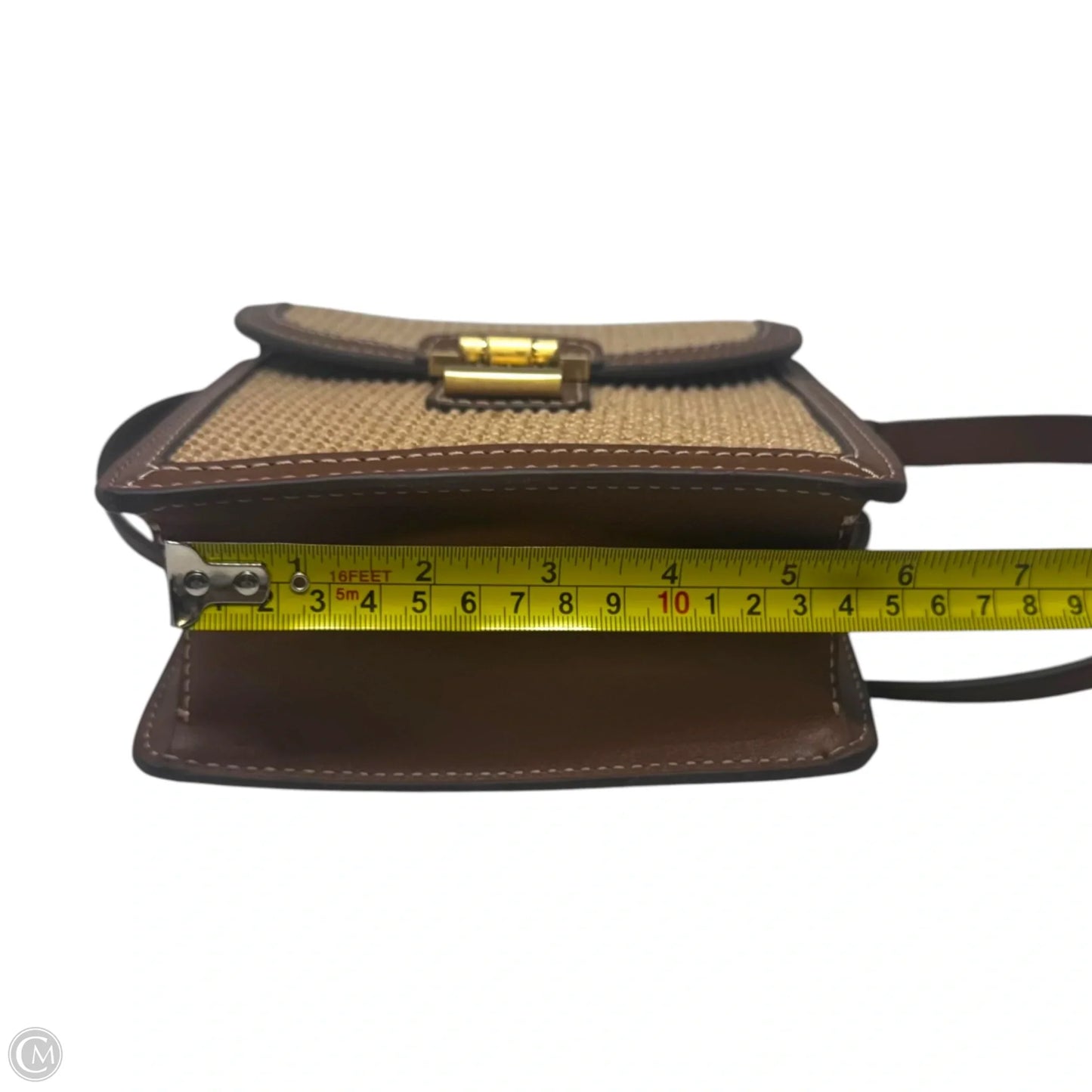 Straw Case Crossbody By Spartina, Size: Medium