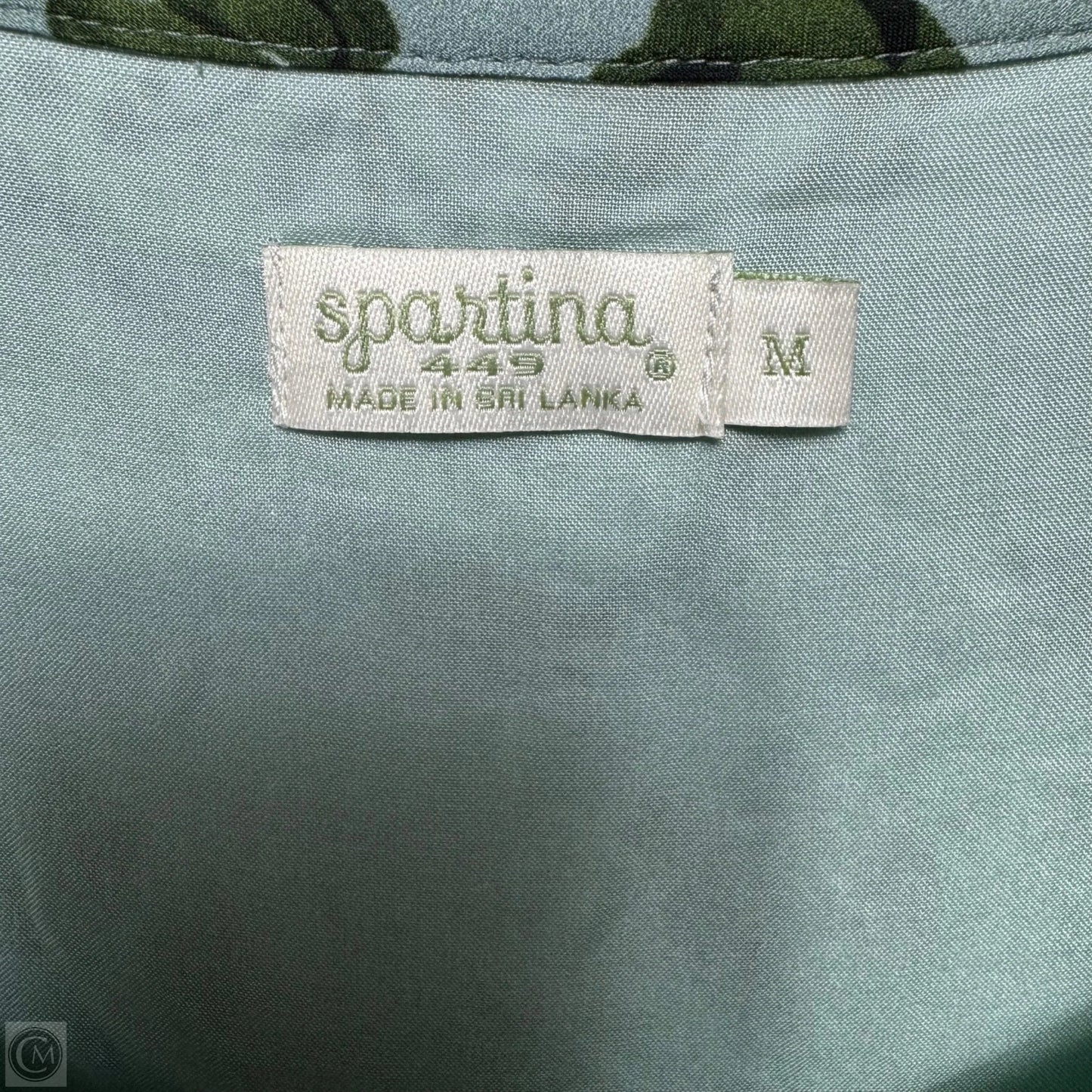 Andrea Midi Dress By Spartina In Serpentine Foliage Pesto, Size: M