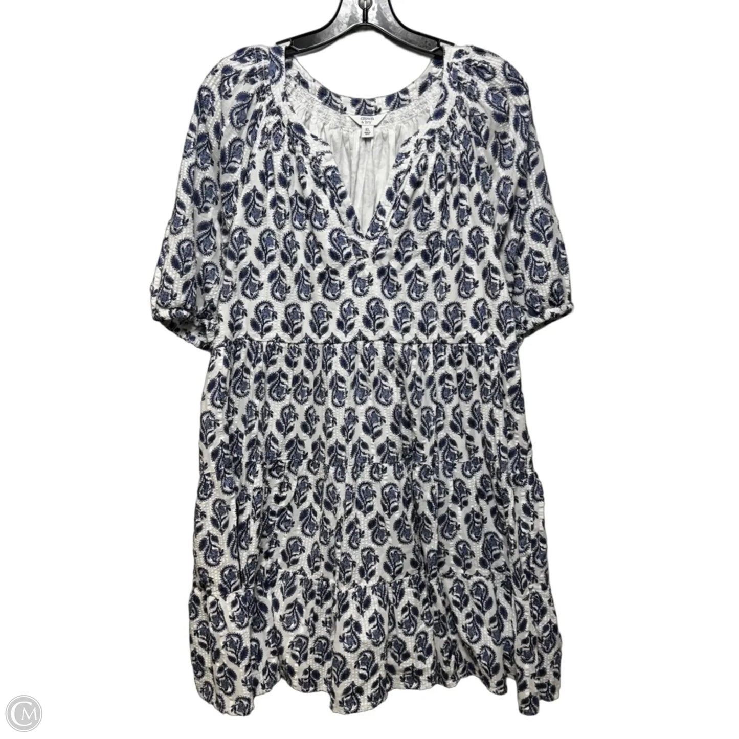 Dress Casual Short By Crown And Ivy In Floral Print, Size: Xl