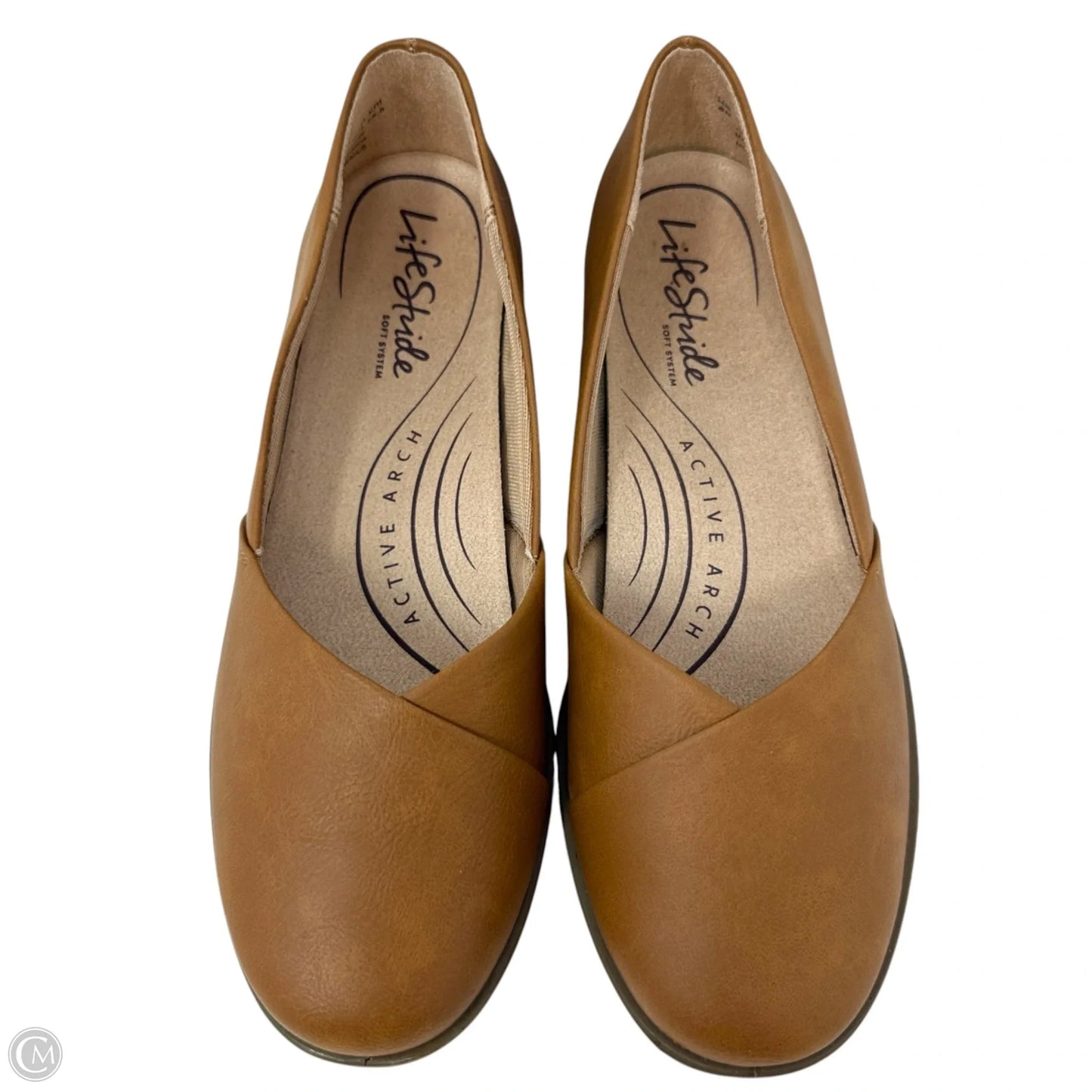 Notorious Slip-On Flats By Life Stride In Tan, Size: 8