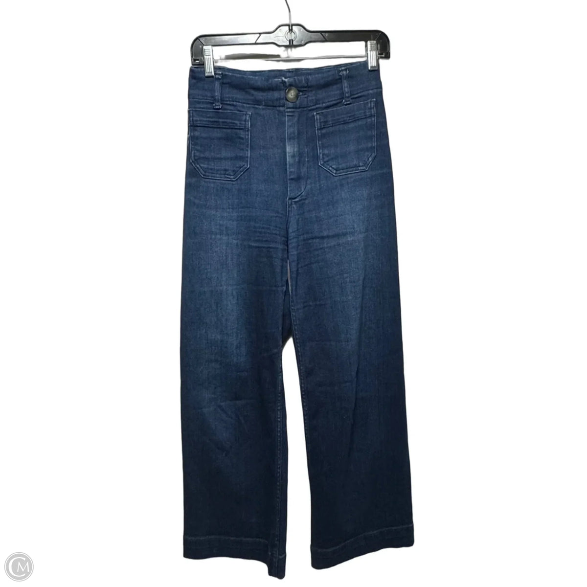 Jeans Flared By Pilcro In Blue Denim, Size: 0