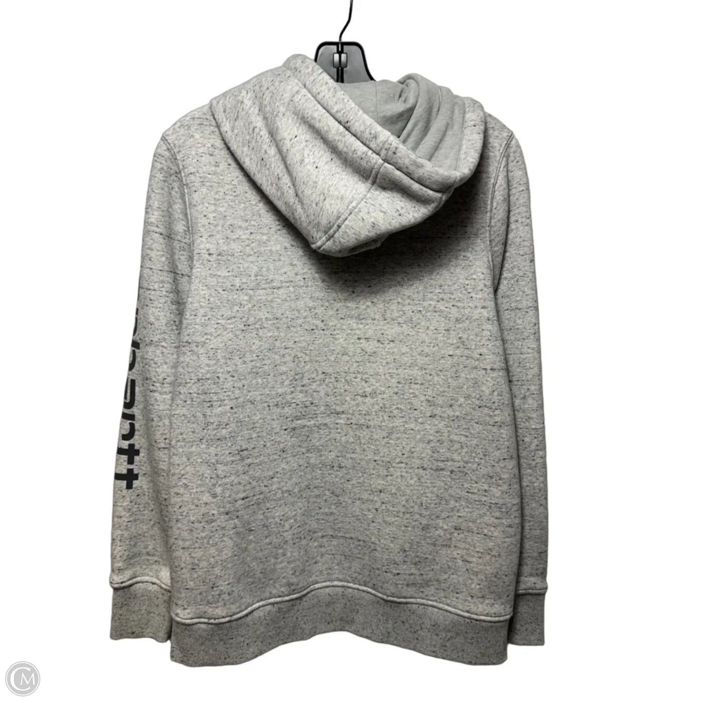 Sweatshirt Hoodie By Carhartt In Grey, Size: M