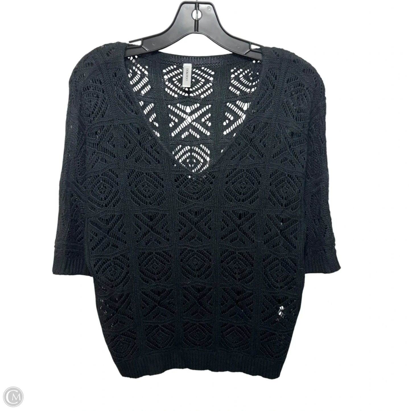 Sweater Short Sleeve By Dokotoo In Black, Size: M