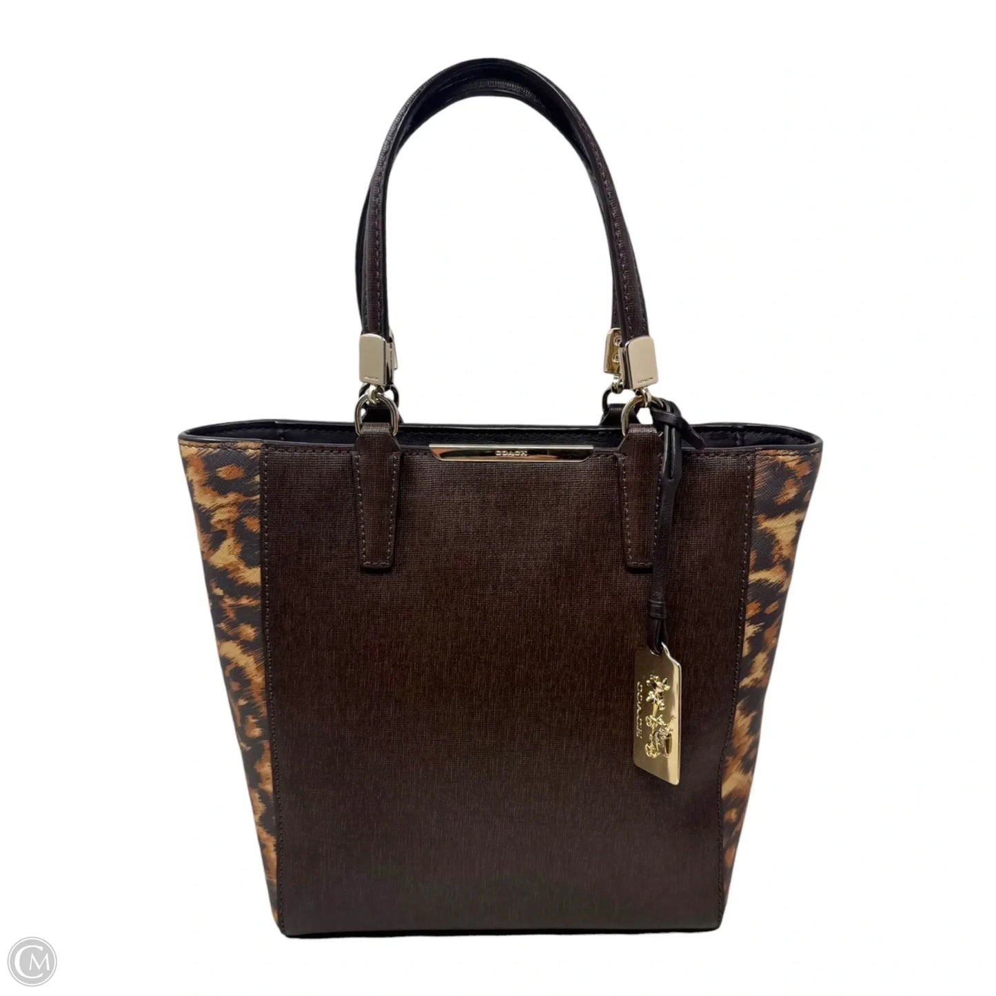 North South Handbag Designer By Coach, Size: Small
