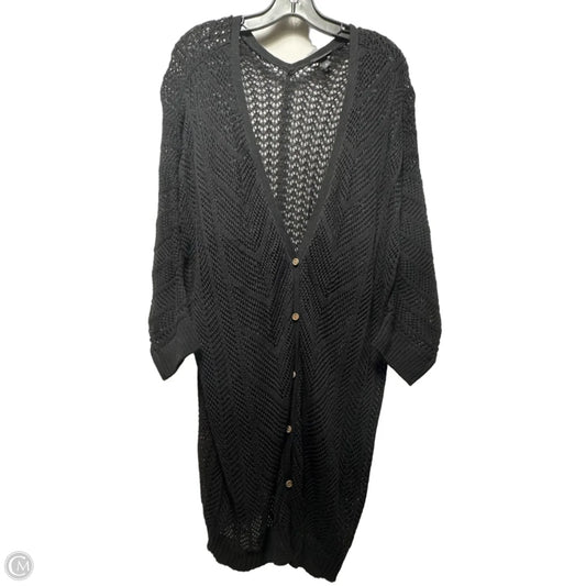 Sweater Cardigan By Torrid In Black, Size: 3x