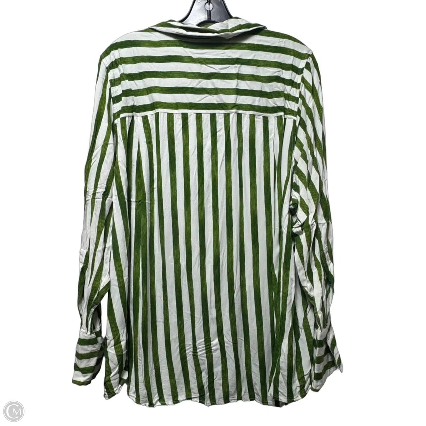 Top Long Sleeve By Lane Bryant In Striped Pattern, Size: 18