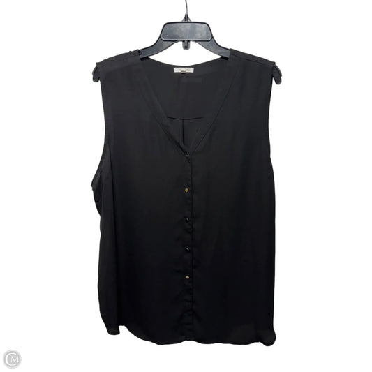 Top Sleeveless By Maurices In Black, Size: 2x