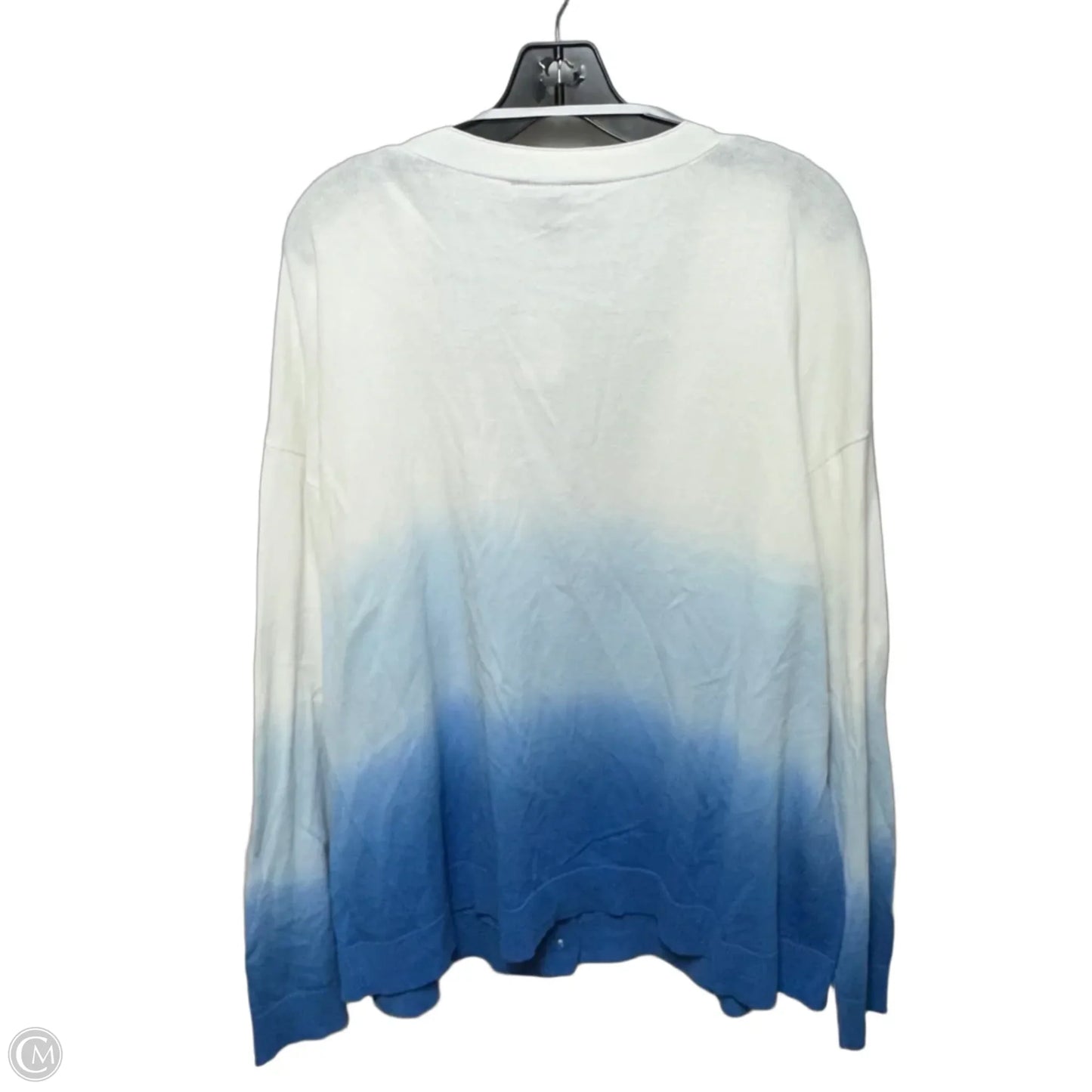 Sweater Cardigan By Lane Bryant In Tie Dye Print, Size: 22/24