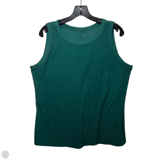 Top Sleeveless By Lane Bryant In Green, Size: 22/24