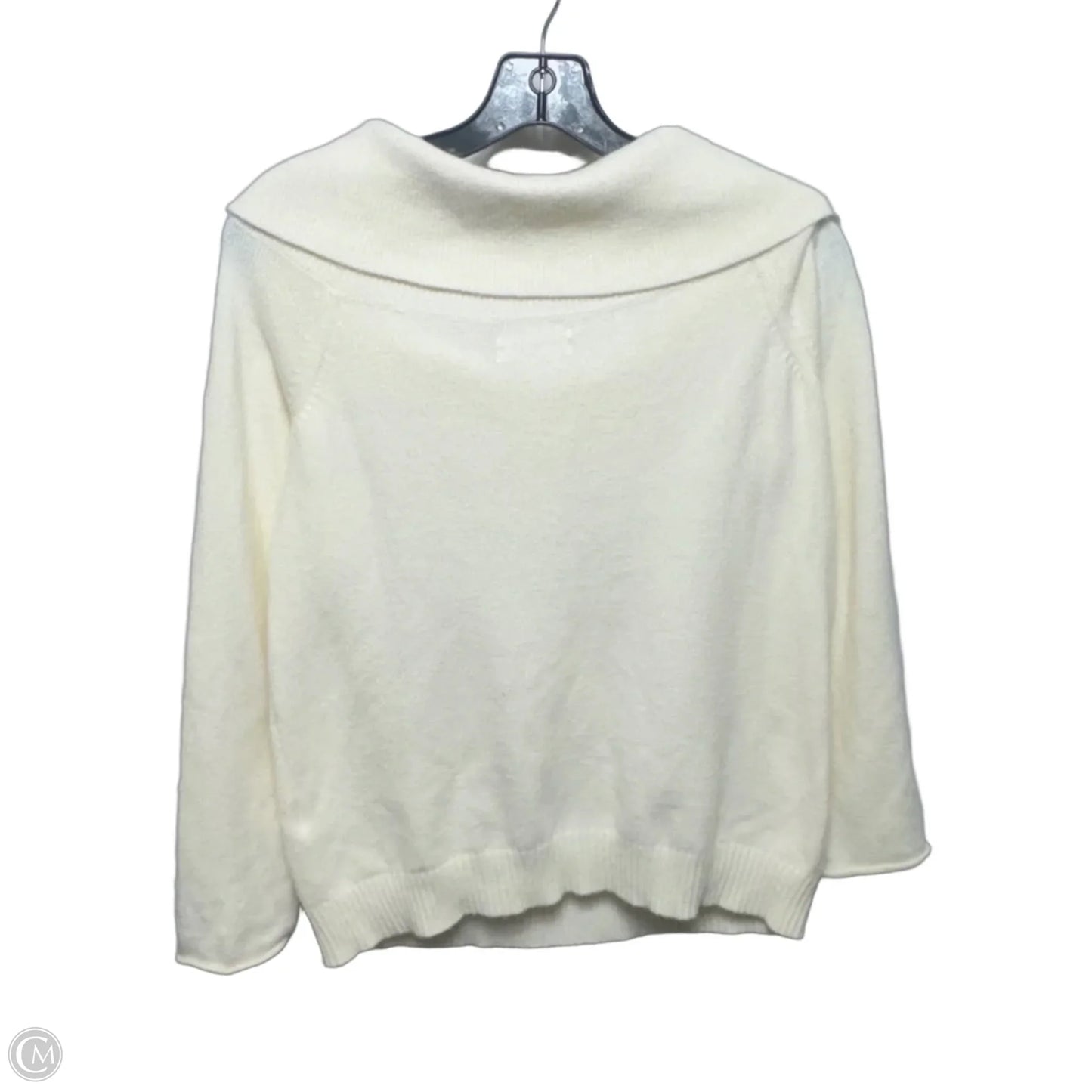 Sweater By Anthropologie In Cream, Size: M