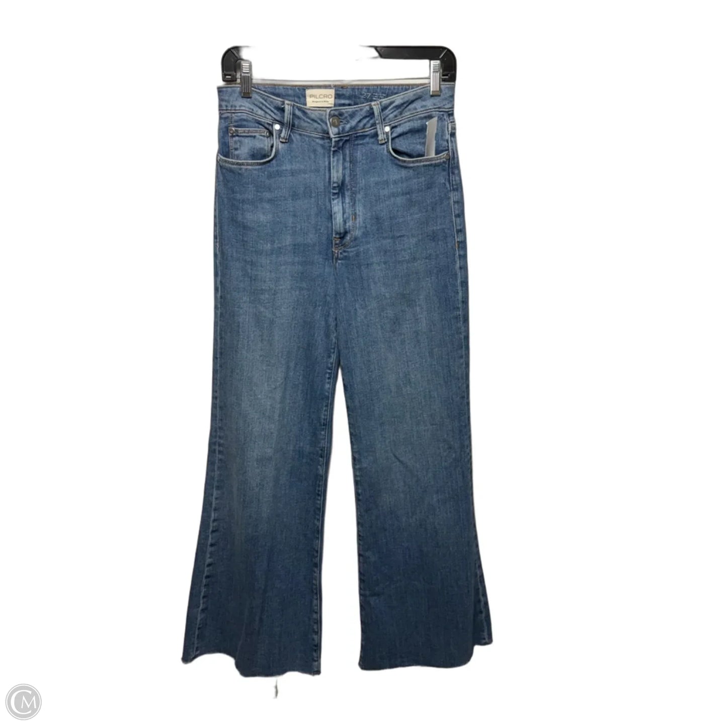 Jeans Flared By Pilcro In Blue Denim, Size: 4/27