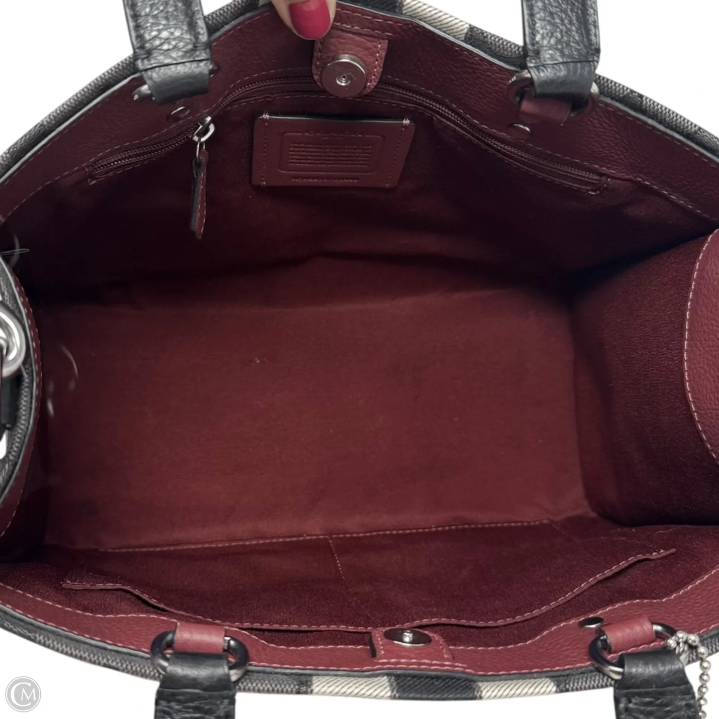 Dempsey Carryall Tote Designer By Coach, Size: Small
