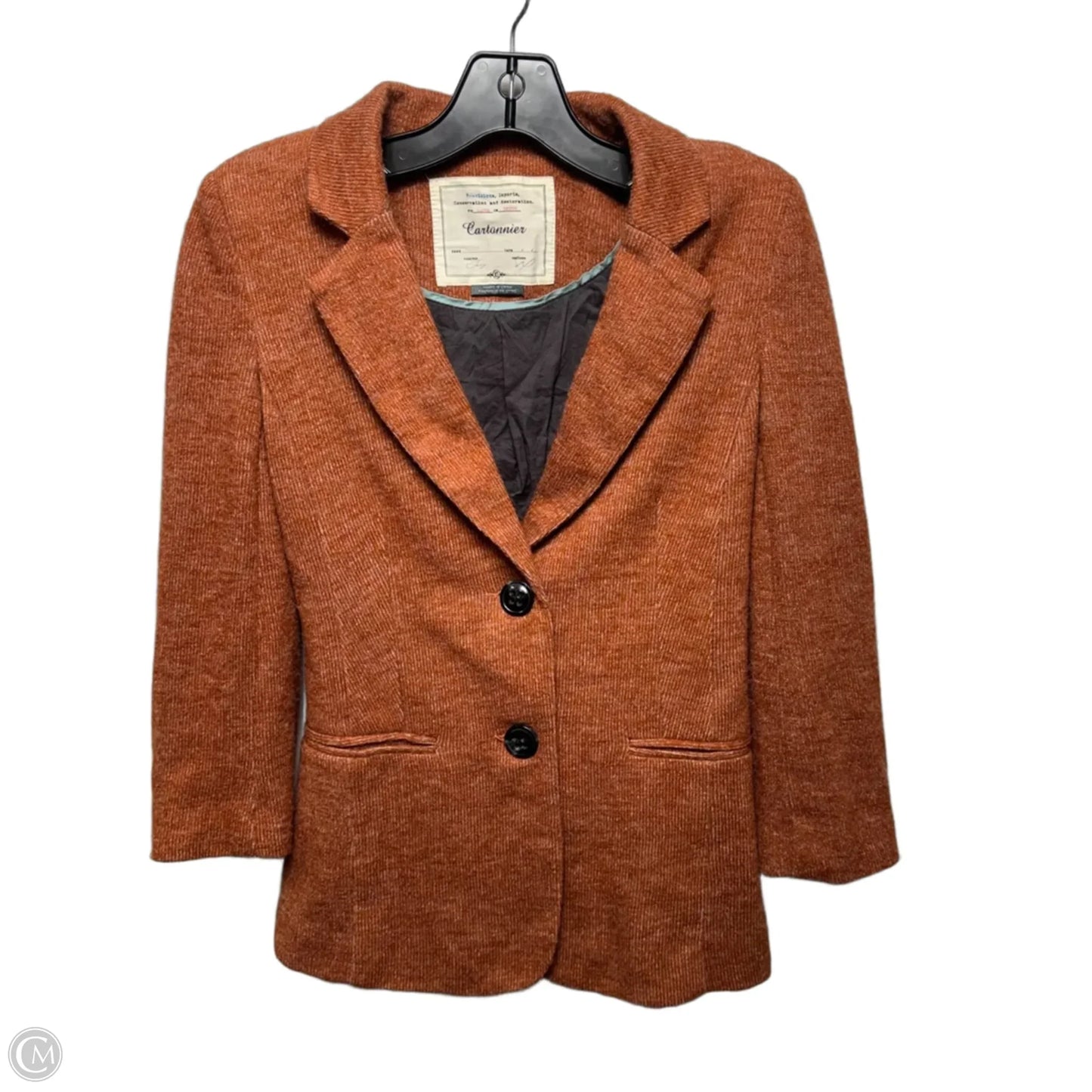 Blazer By Cartonnier By Anthropologie In Copper, Size: Xs