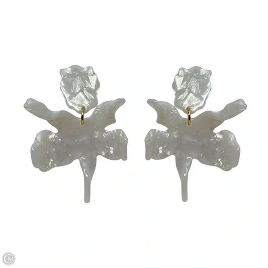 Paper Lily Acetate Dangle Earrings Designer By Lele Sadoughi
