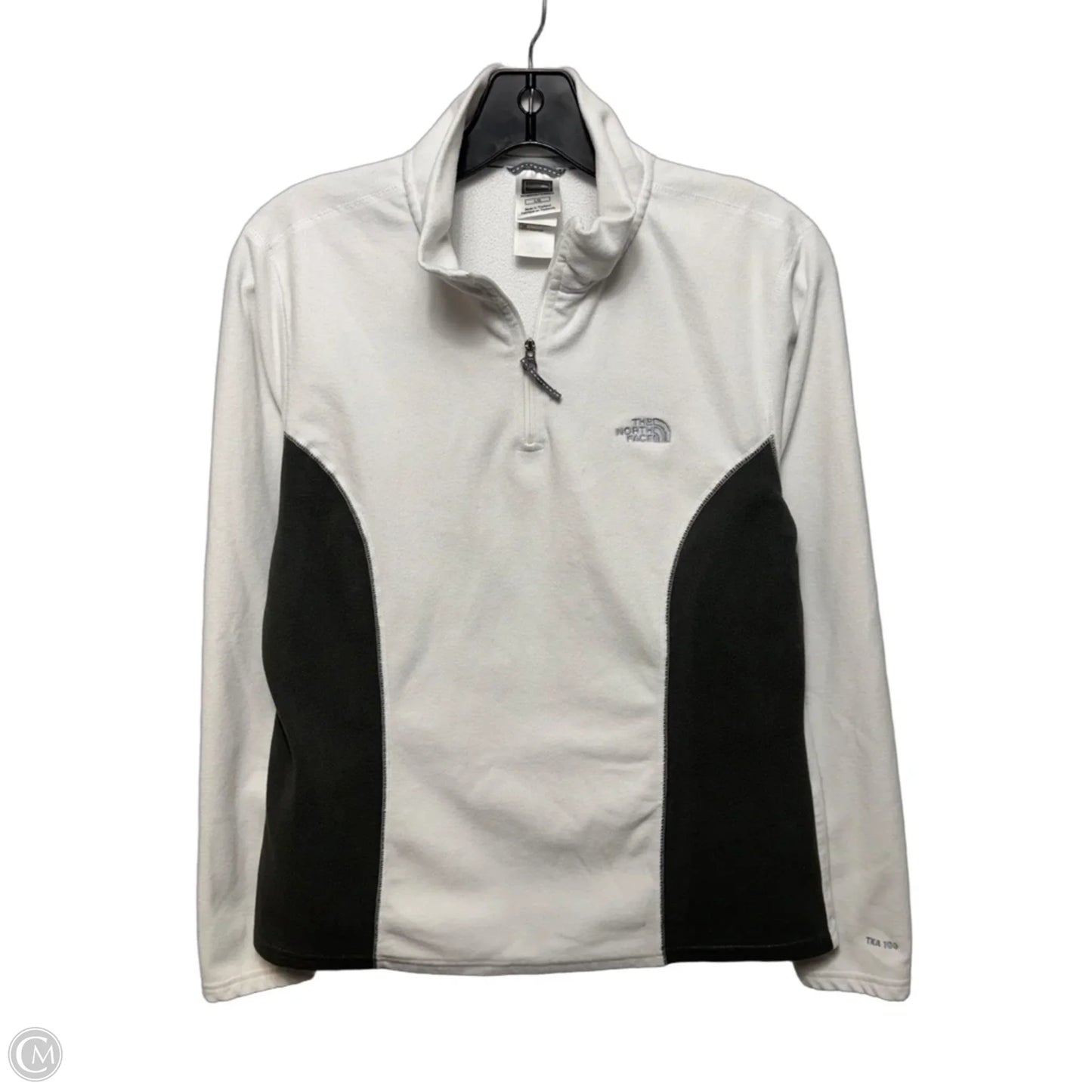 Athletic Jacket By The North Face In White, Size: L