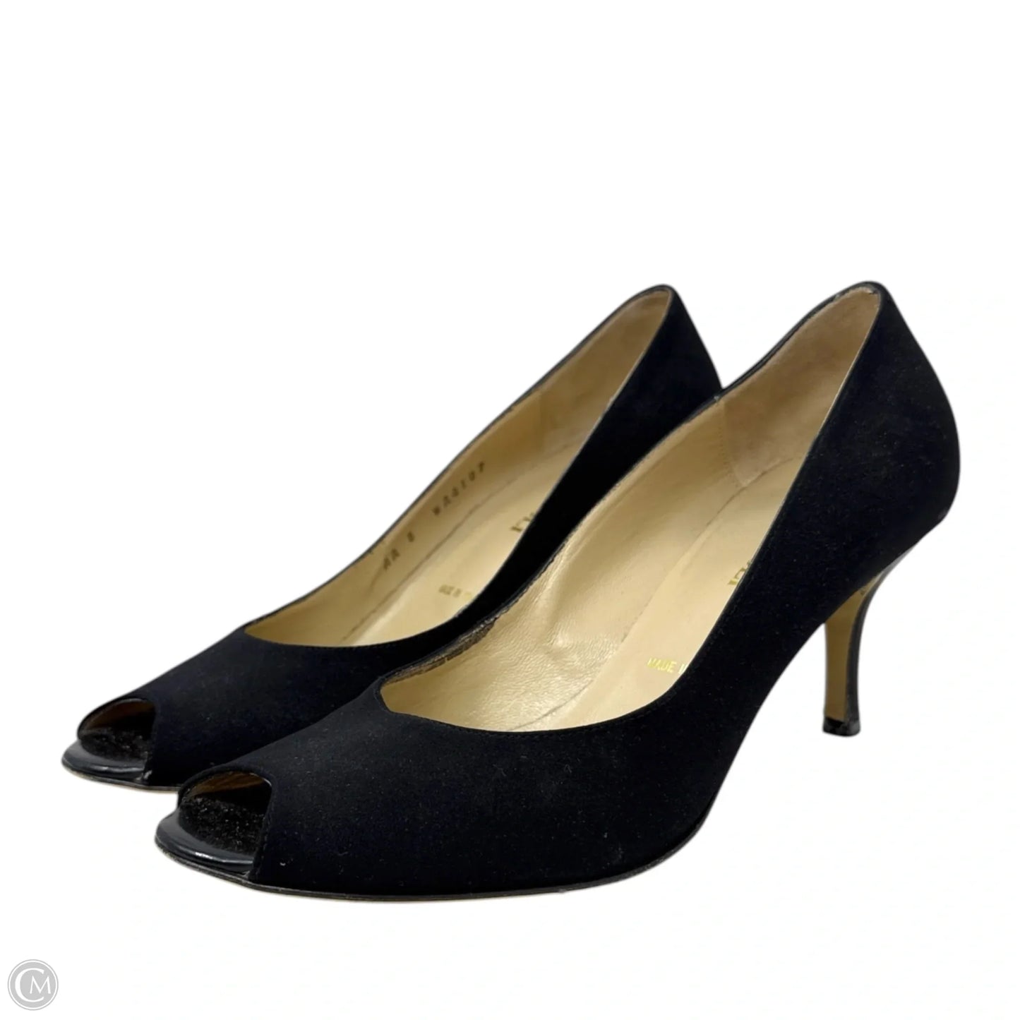 Novati Peep Toe Pumps By Bruno Magli Shoes In Black, Size: 8