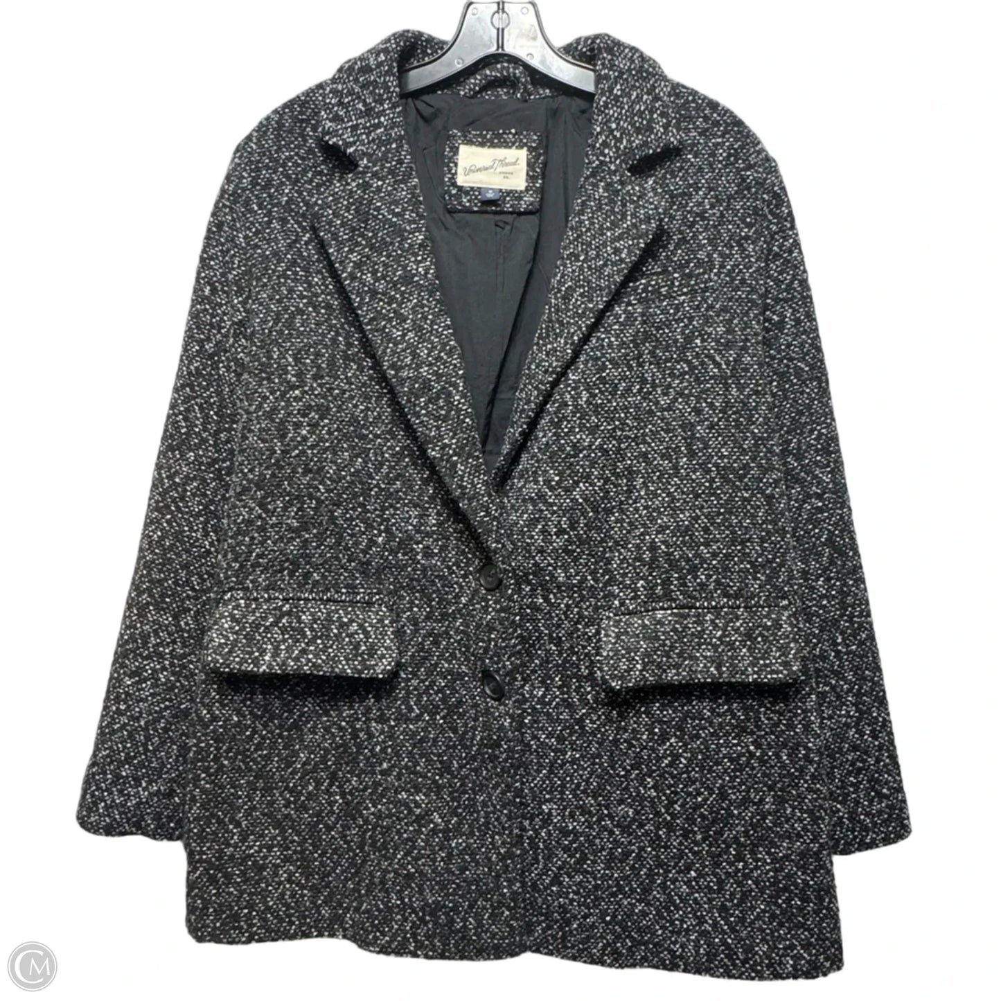 Wool coat By Universal Thread In Grey, Size: M