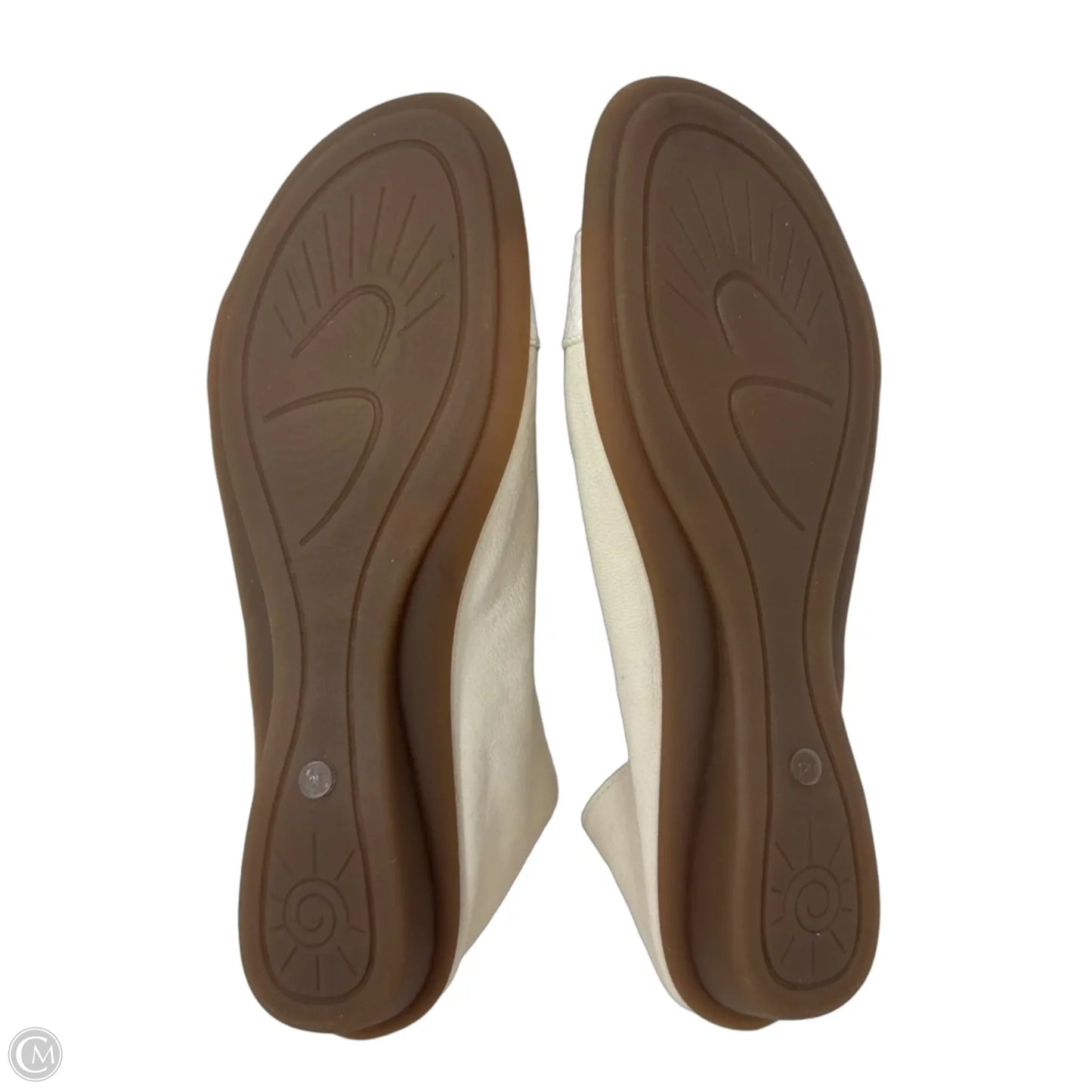 Shoes Flats By Sesto Meucci In Cream, Size: 12