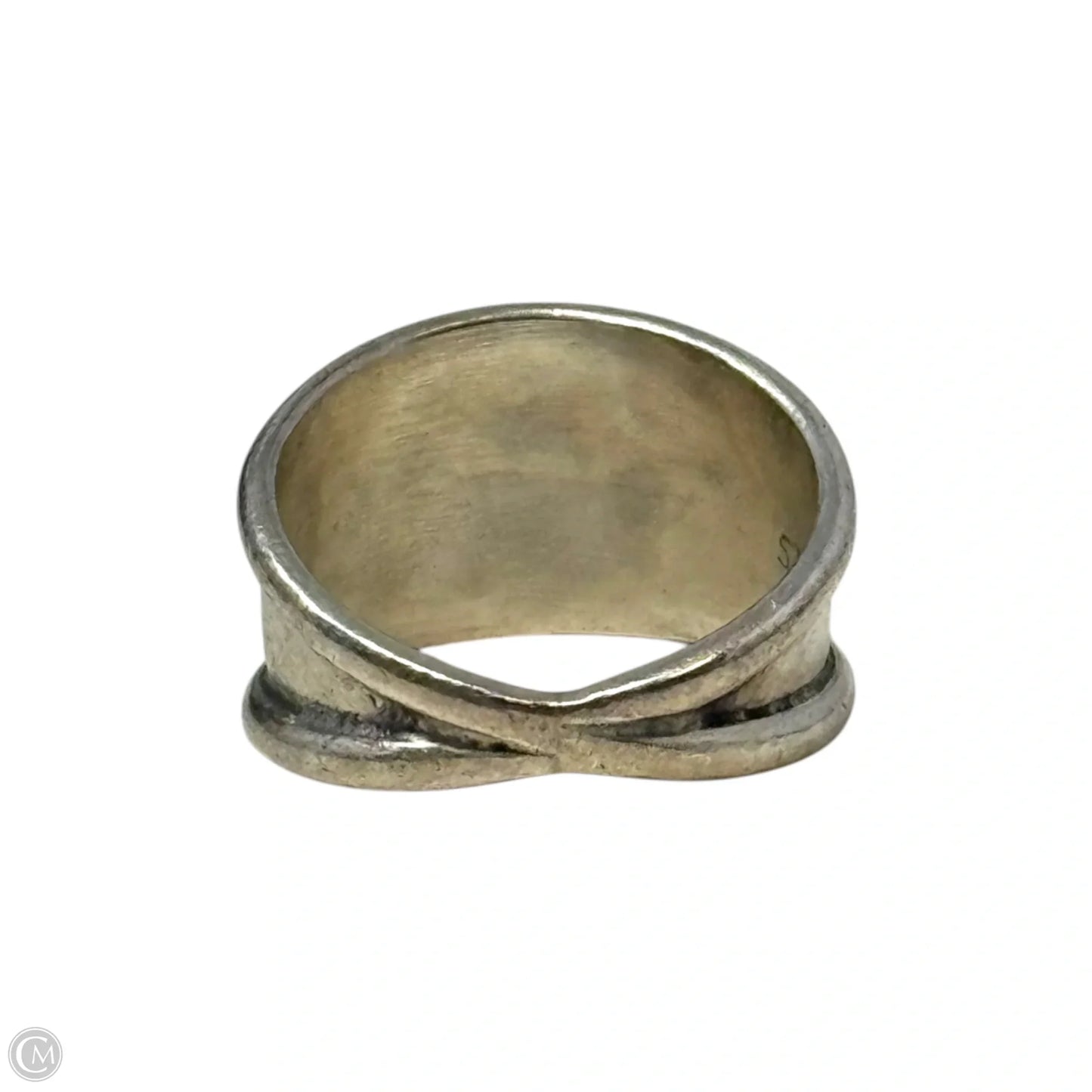 Black Stone Sterling Silver Ring, Size 6