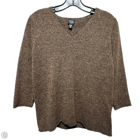 Sweater By Eileen Fisher In Brown, Size: Sp