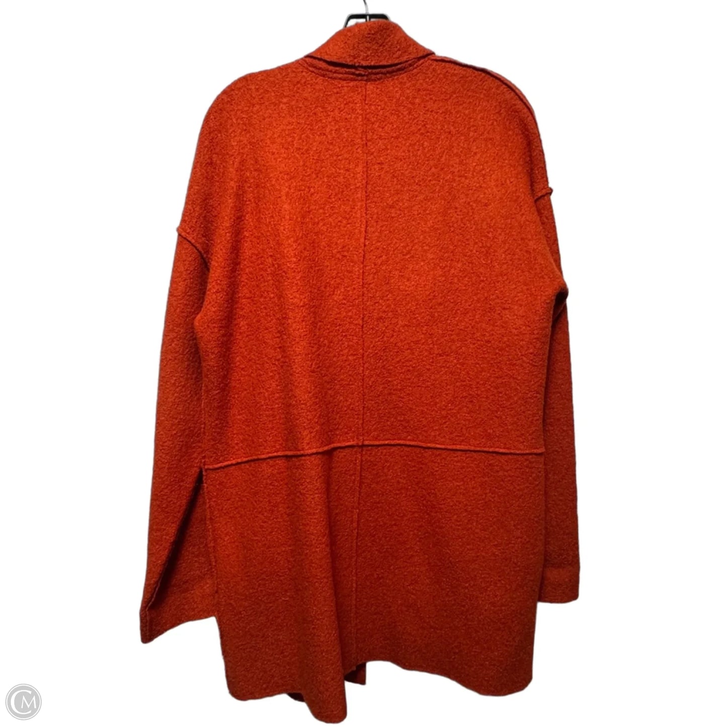 Sweater Cardigan By Tahari In Orange, Size: S