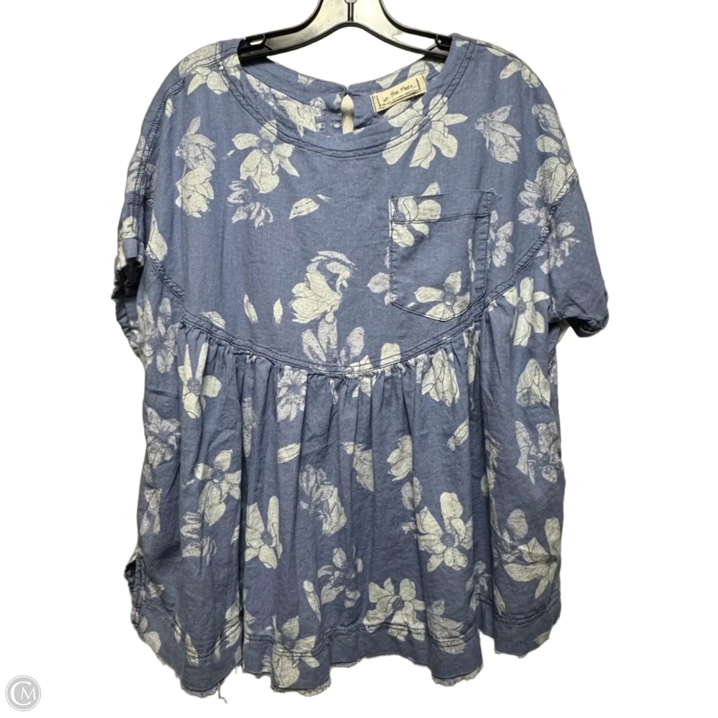 Top Short Sleeve By We The Free In Floral Print, Size: Xs