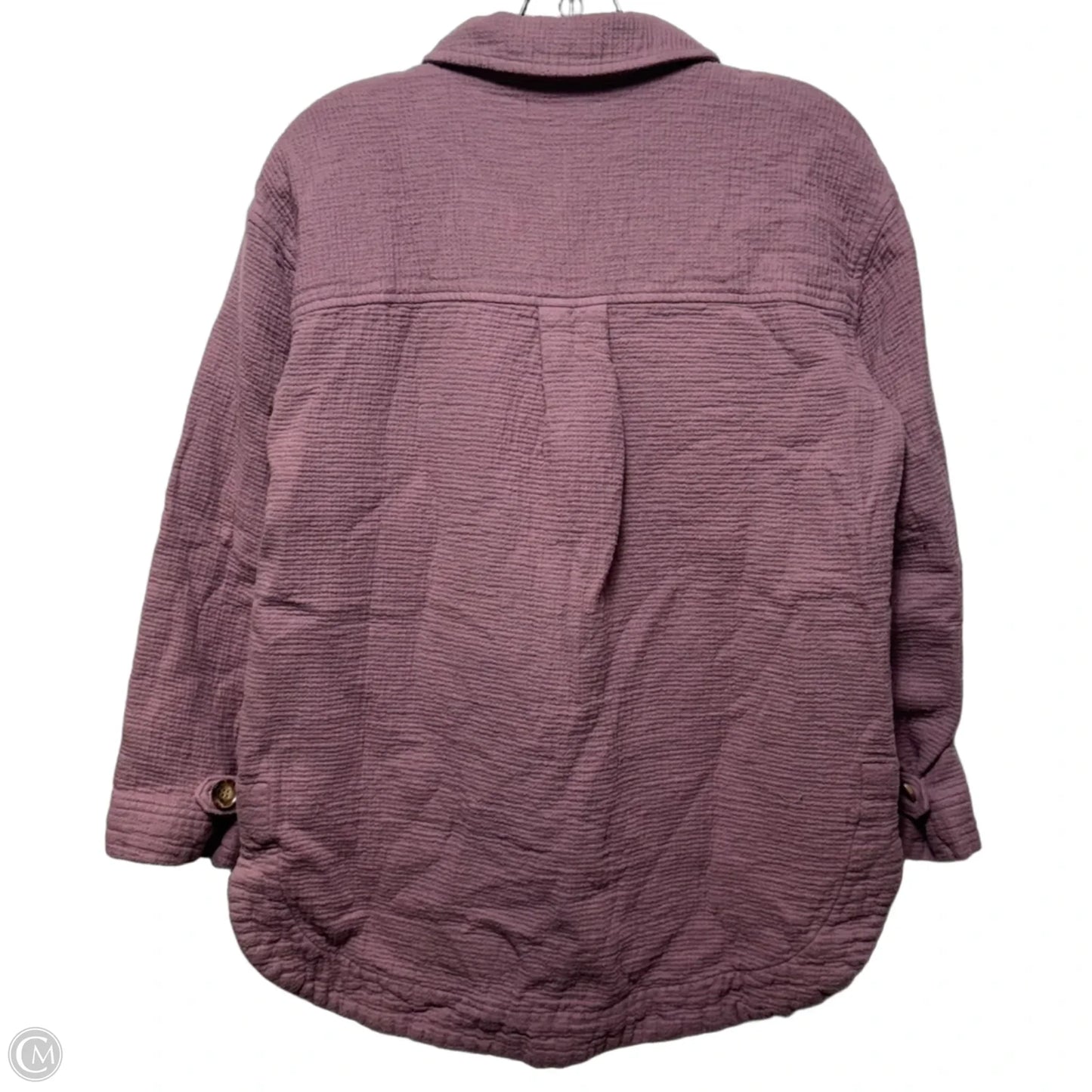 Jacket Moto By Madewell In Purple, Size: Xs
