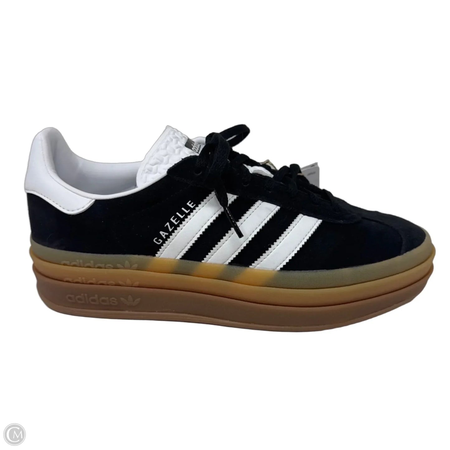 Gazelle Platform Sneakers Shoes By Adidas In Black, Size: 9